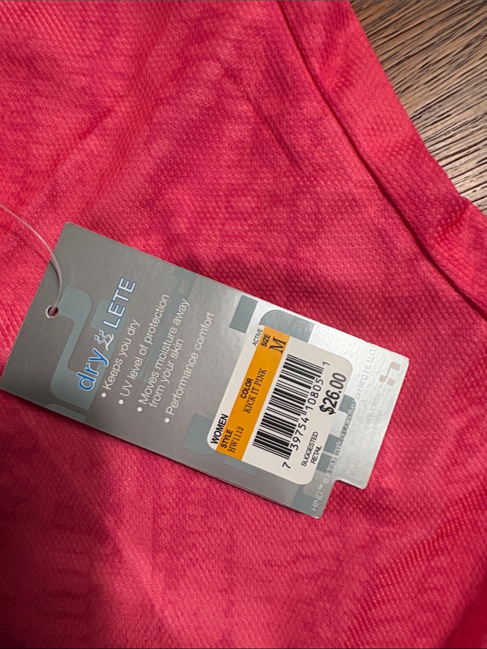 Hind Pink Racerback Tank Top - Picture 6 of 6